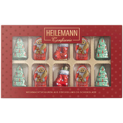 Продуктови Категории Шоколади Heilemann Подаръчна опаковка 'Коледни фигури' 100гр